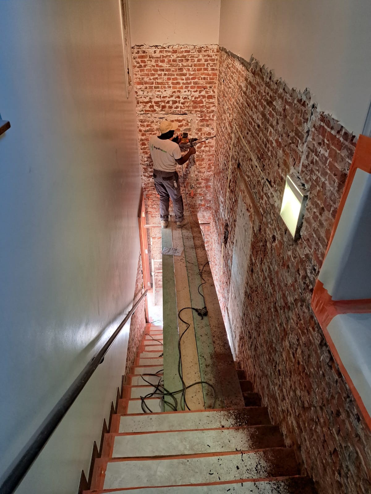 Cuvelage bibliothèque de solvay avant