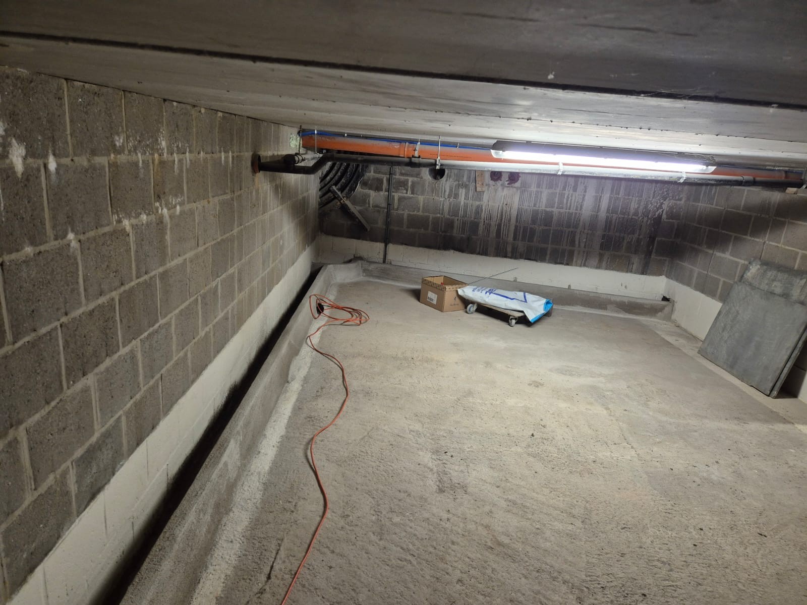 Bordures drainantes en cave 9